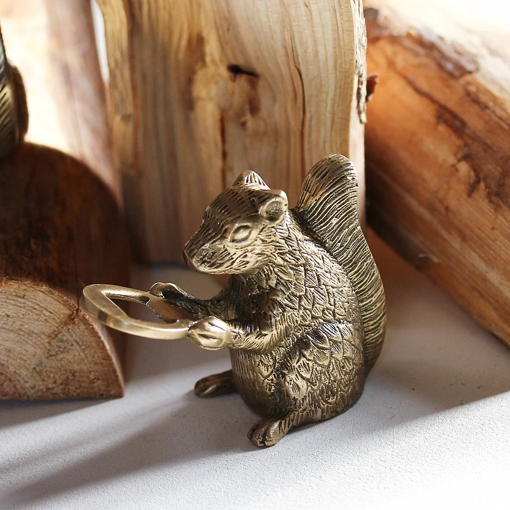 Antique Gold Squirrel Bottle Opener - Image 3