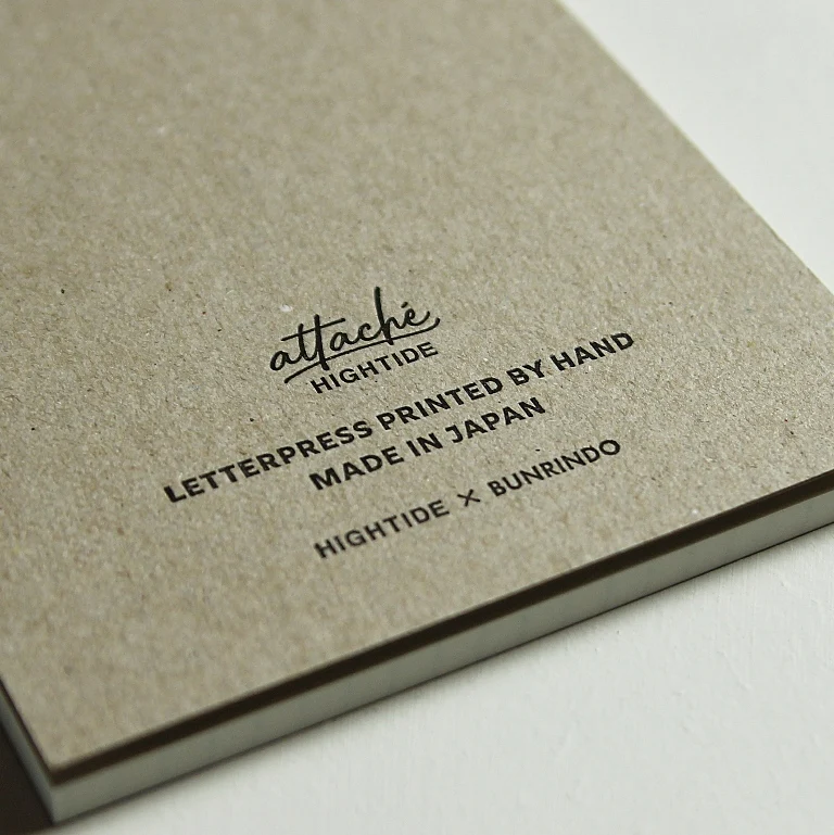 Attaché - Letterpress Printed Memopad - Notizblock - Image 6