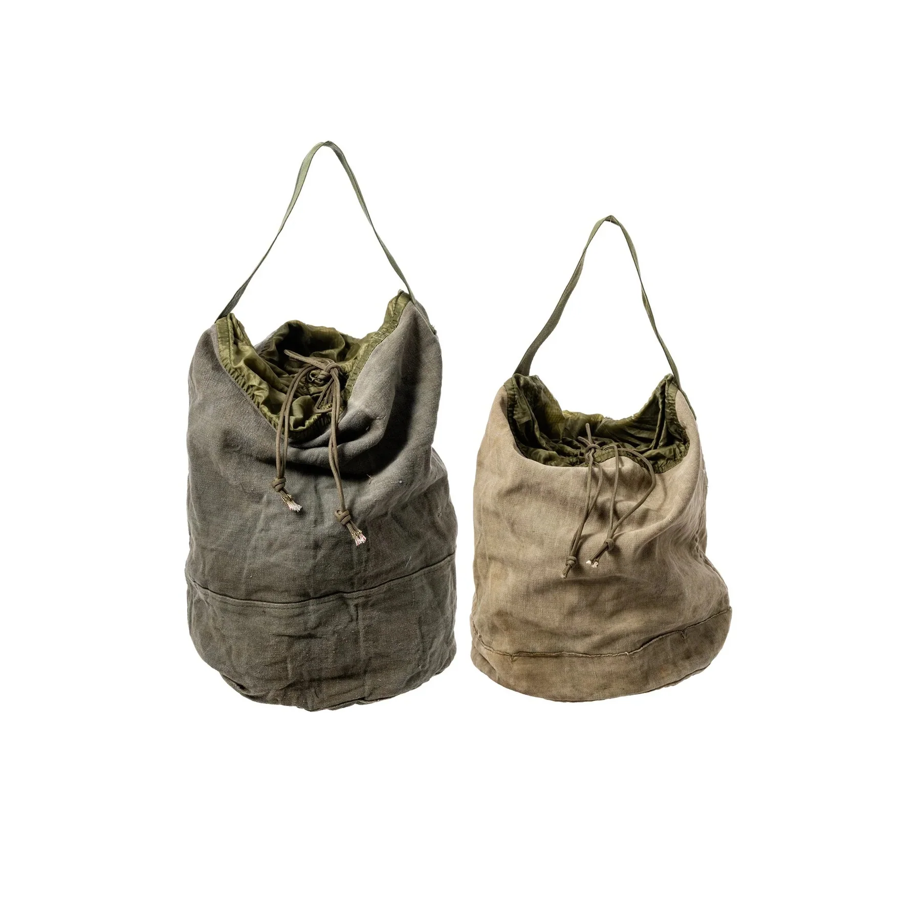 Vintage Material Drawstring Bag - Image 3