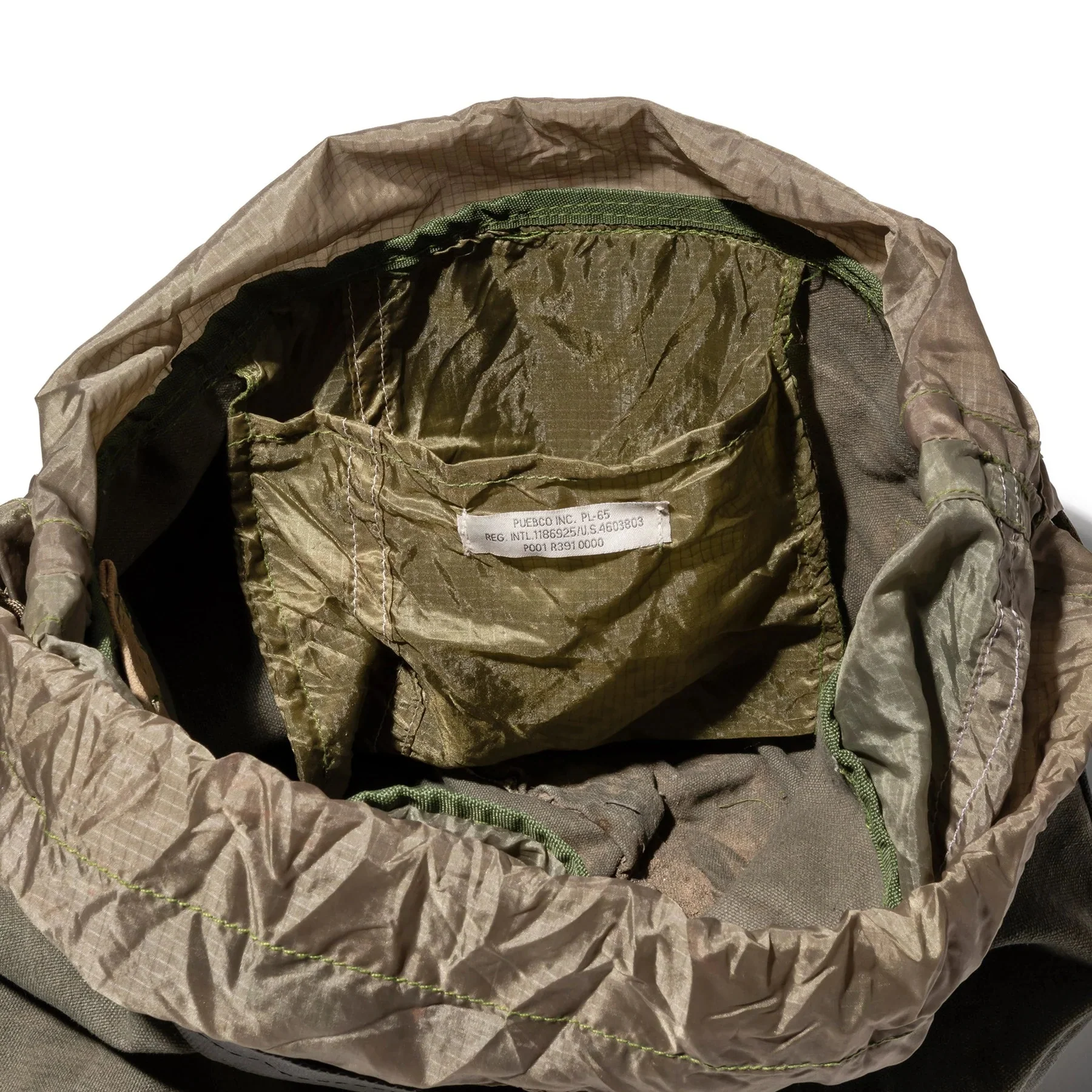 Vintage Material Drawstring Bag - Image 4