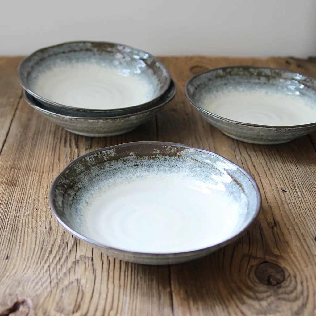 Blue/brown Japanese Bowl - Image 3