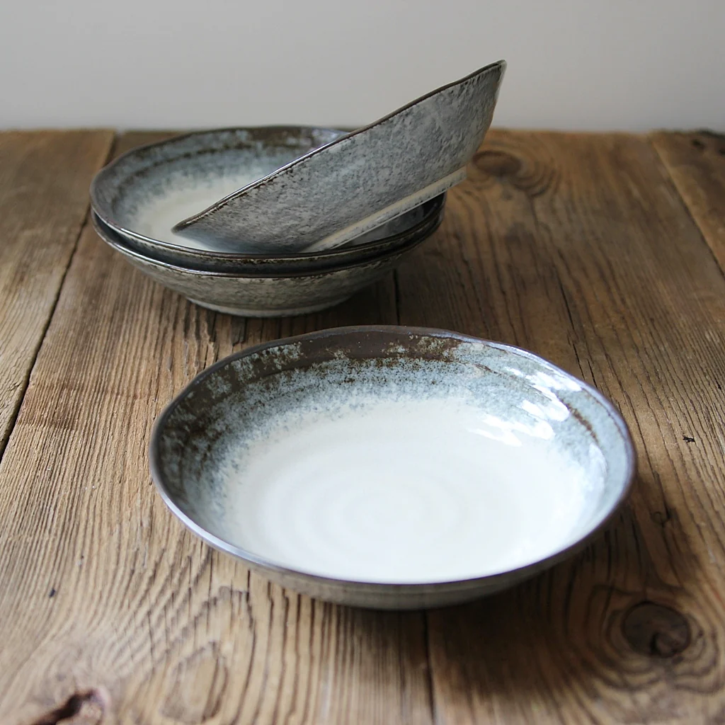 Blue/brown Japanese Bowl - Image 5