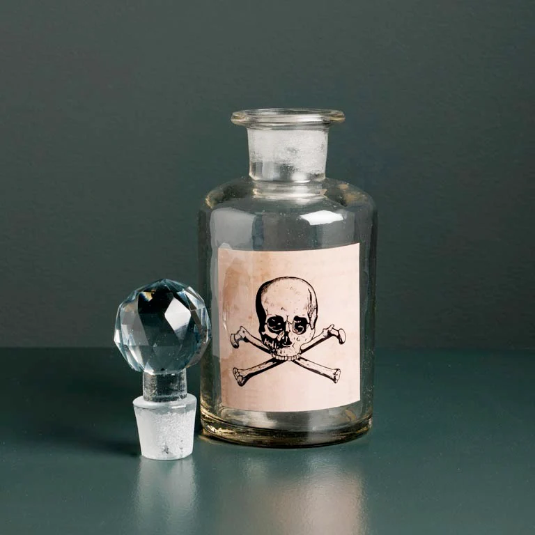 Bottle Poison with Skull - Image 3