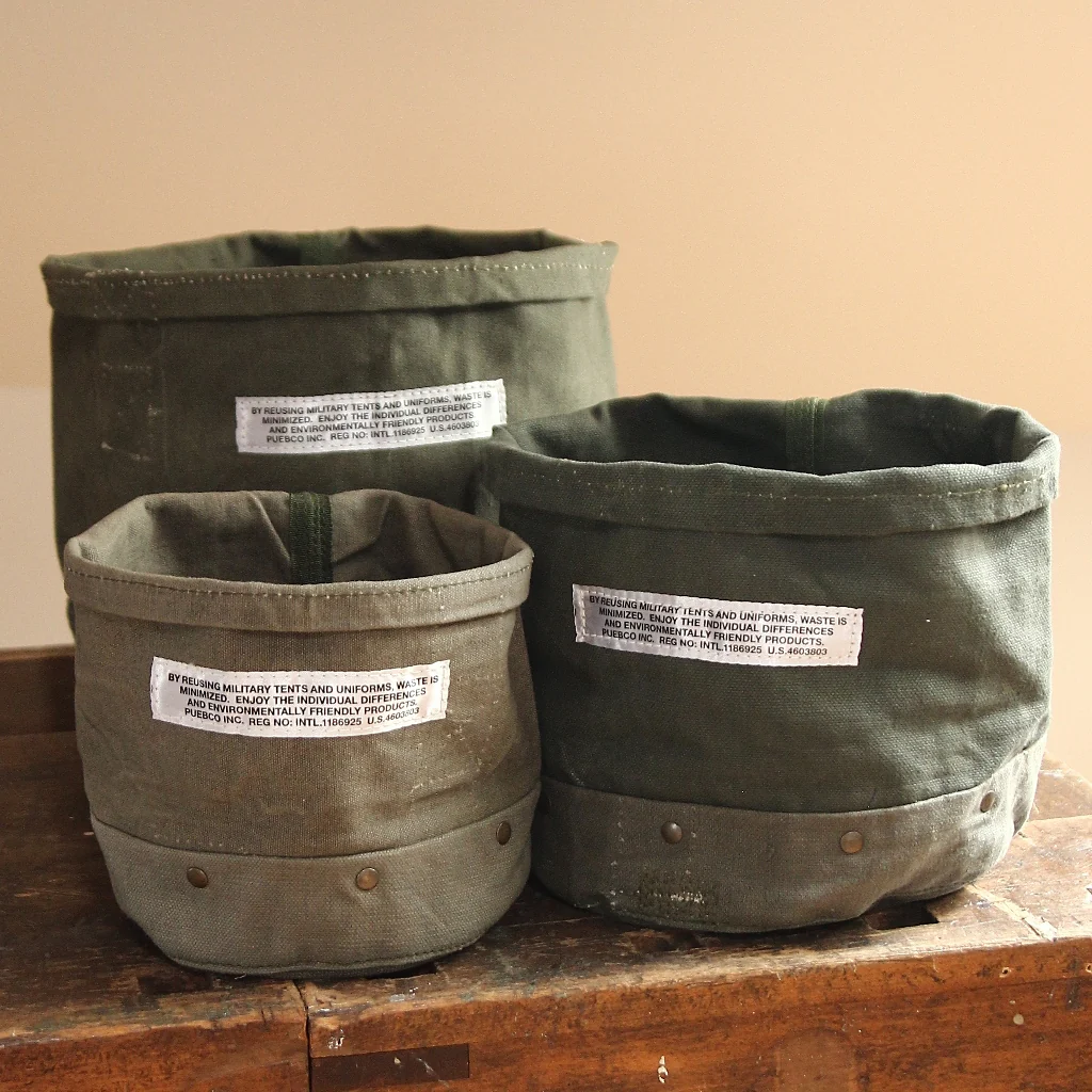 Canvas Rivet Pot Cover - Image 3