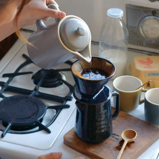 Coffee Roasters Pour-Over Brewer Navy - Image 2