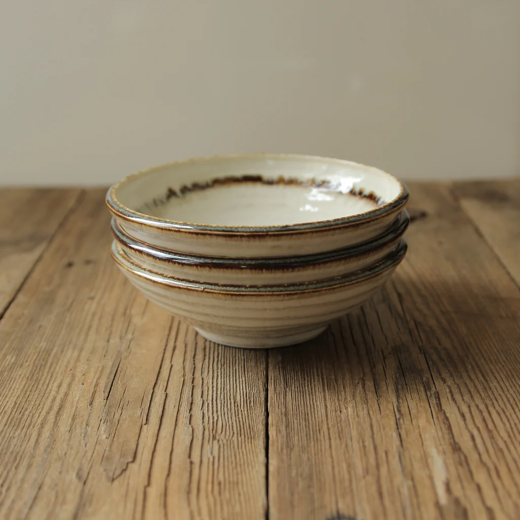 Cream Japanese Bowl - Image 5