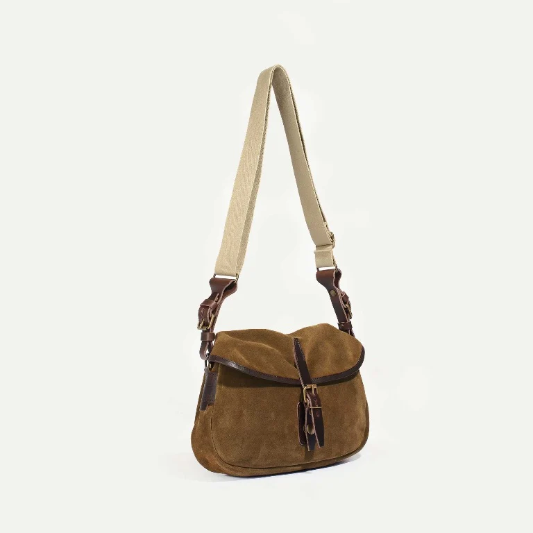 Fisherman's Musette XS in Suede tobacco - Image 4