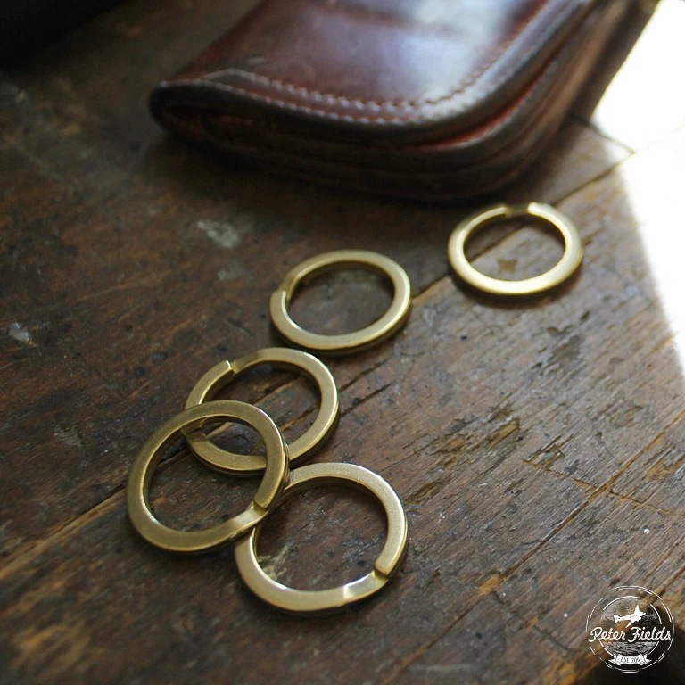 Flat Split Ring Brass - Image 3