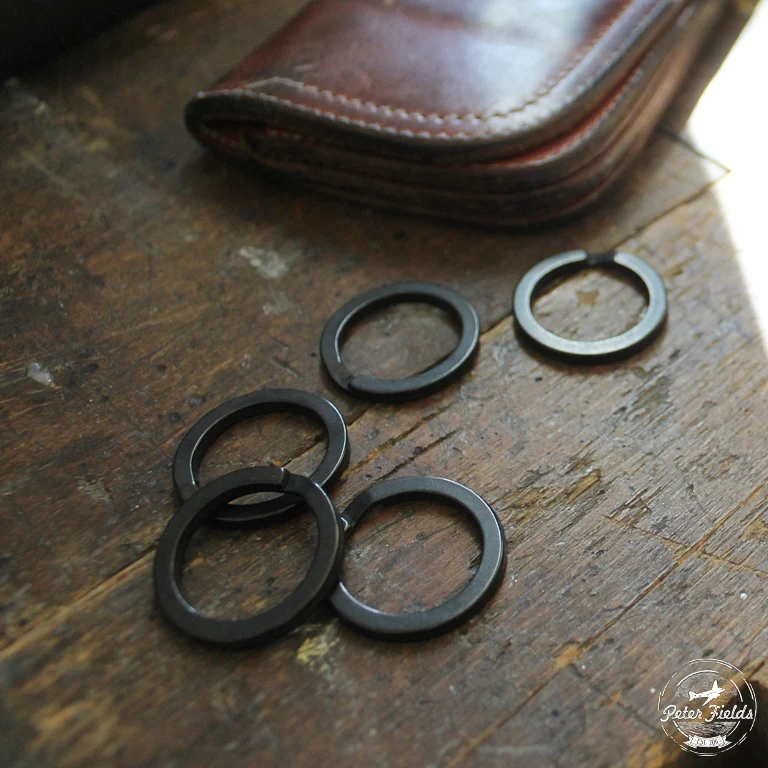Flat Split Ring Black - Image 3