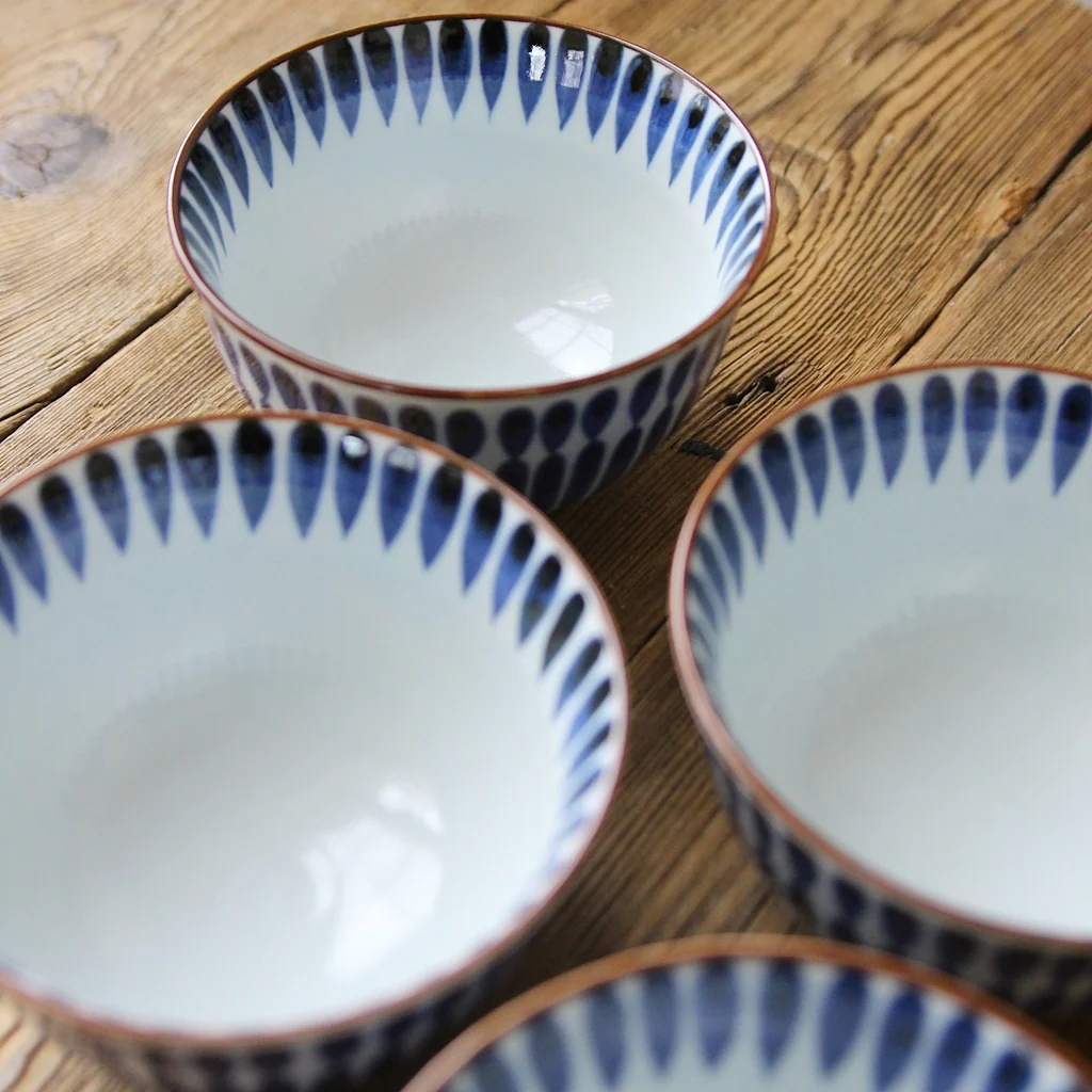 Japanese Pattern Bowl - Set of 4 - Image 5