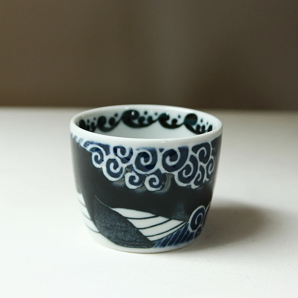 Whale Porcelain Soba Cup - Image 3