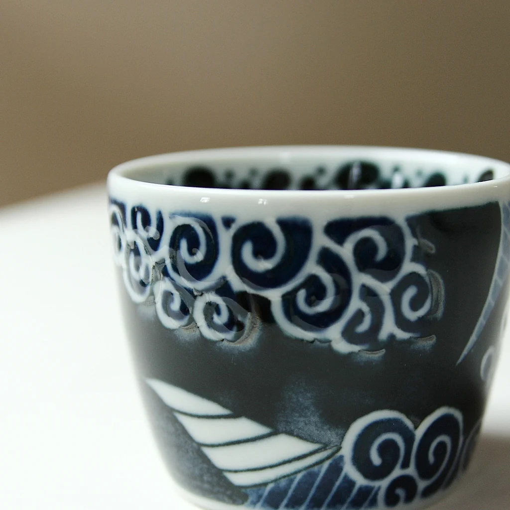 Whale Porcelain Soba Cup - Image 8