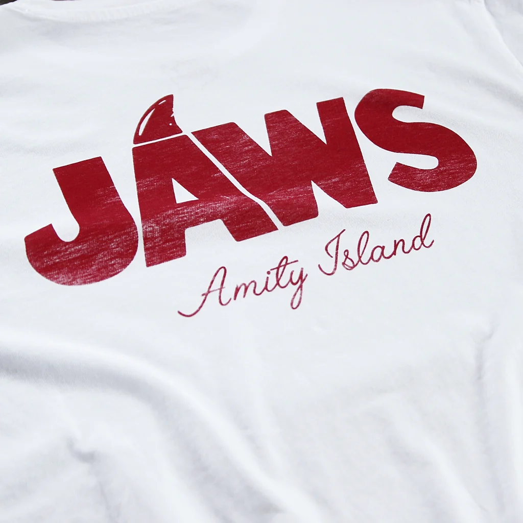 Jaws Graphic Tee White - Image 3