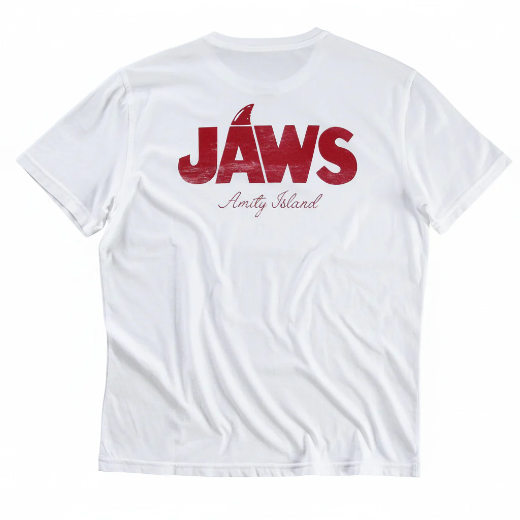 Jaws Graphic Tee White - Image 8