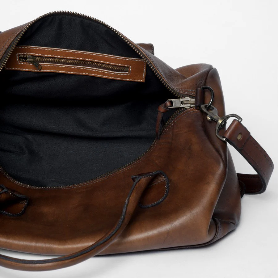 Leather Gym Bag - Image 7