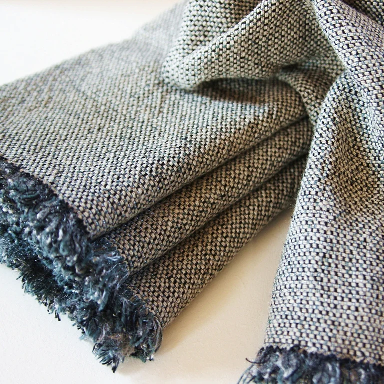 Leinen Serviette Blue Noir - Image 2