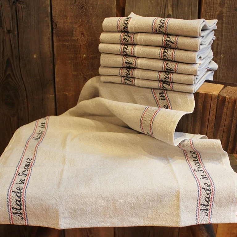 Linen Tea Towel - Made in France - Image 4