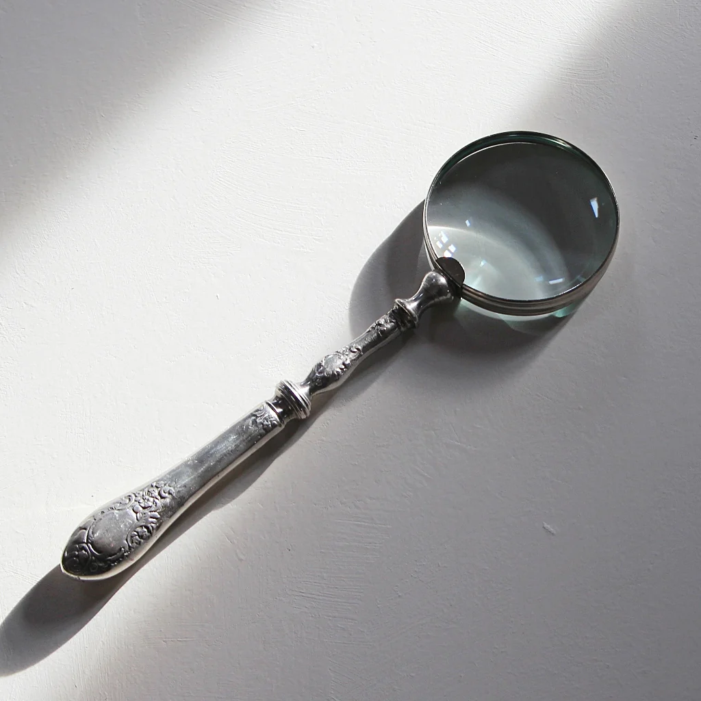 Magnifier With Antique Cutlery Handle - Image 3