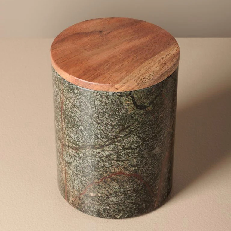 Marble Jar with Lid - Image 3