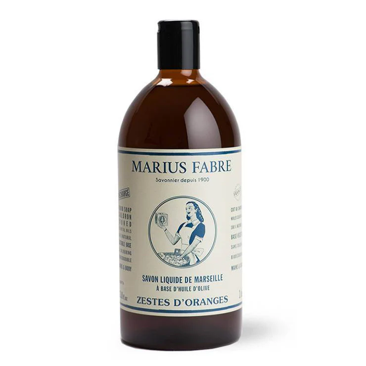 Marseille Liquid Soap Orange 1 L - Image 2