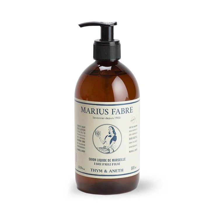 Marseille Liquid Soap Thyme & Dill - Image 2