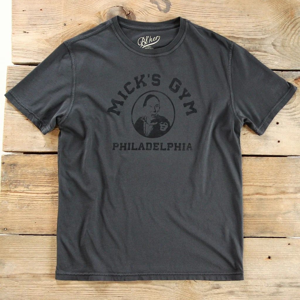 Mick's Gym Graphic Tee Faded Black - Image 3