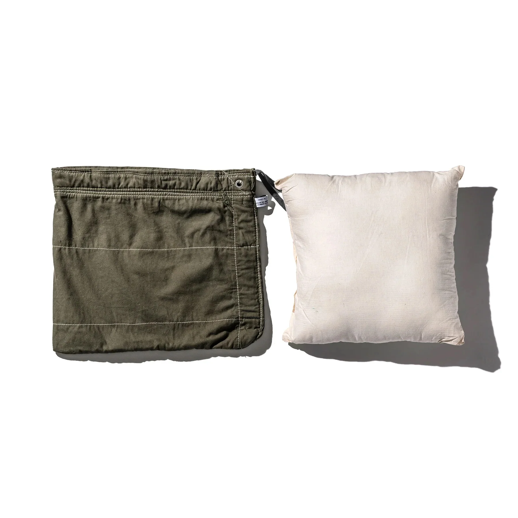 Vintage Military Style Cushion - Image 3