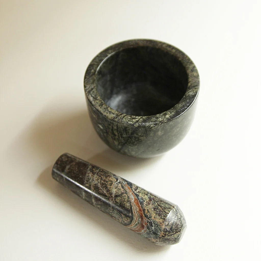 Forest Green Marble Mortar - Image 2