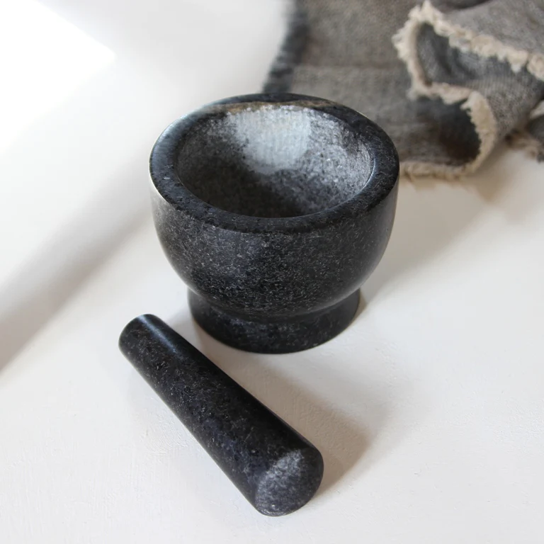 Mörser mit Stößel – Granit - Image 4