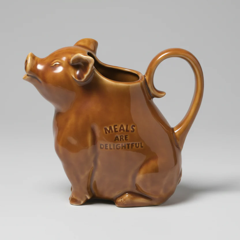 Piggy Pitcher L - Caramel - Image 2