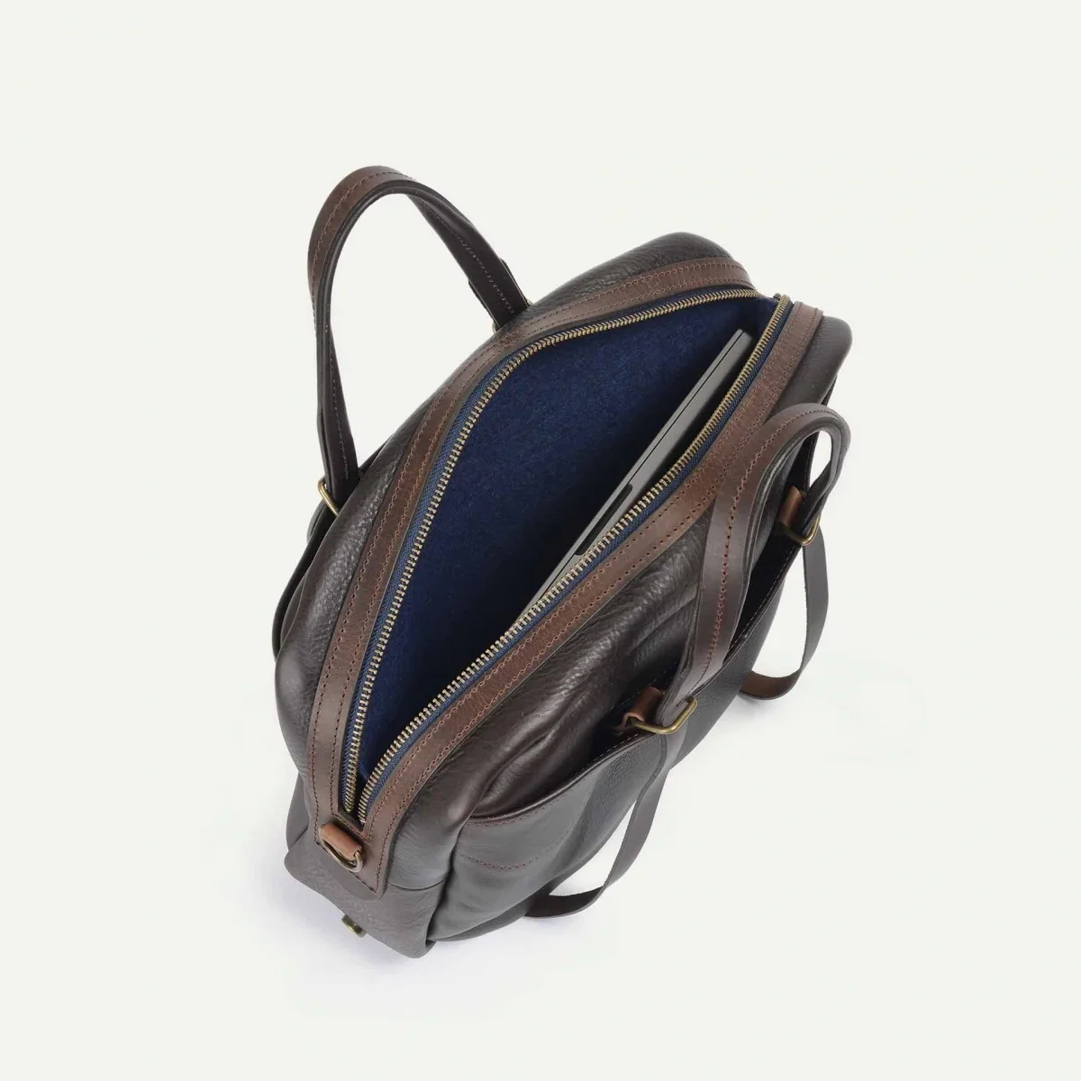 Report Business Bag - Dark Brown - Image 3