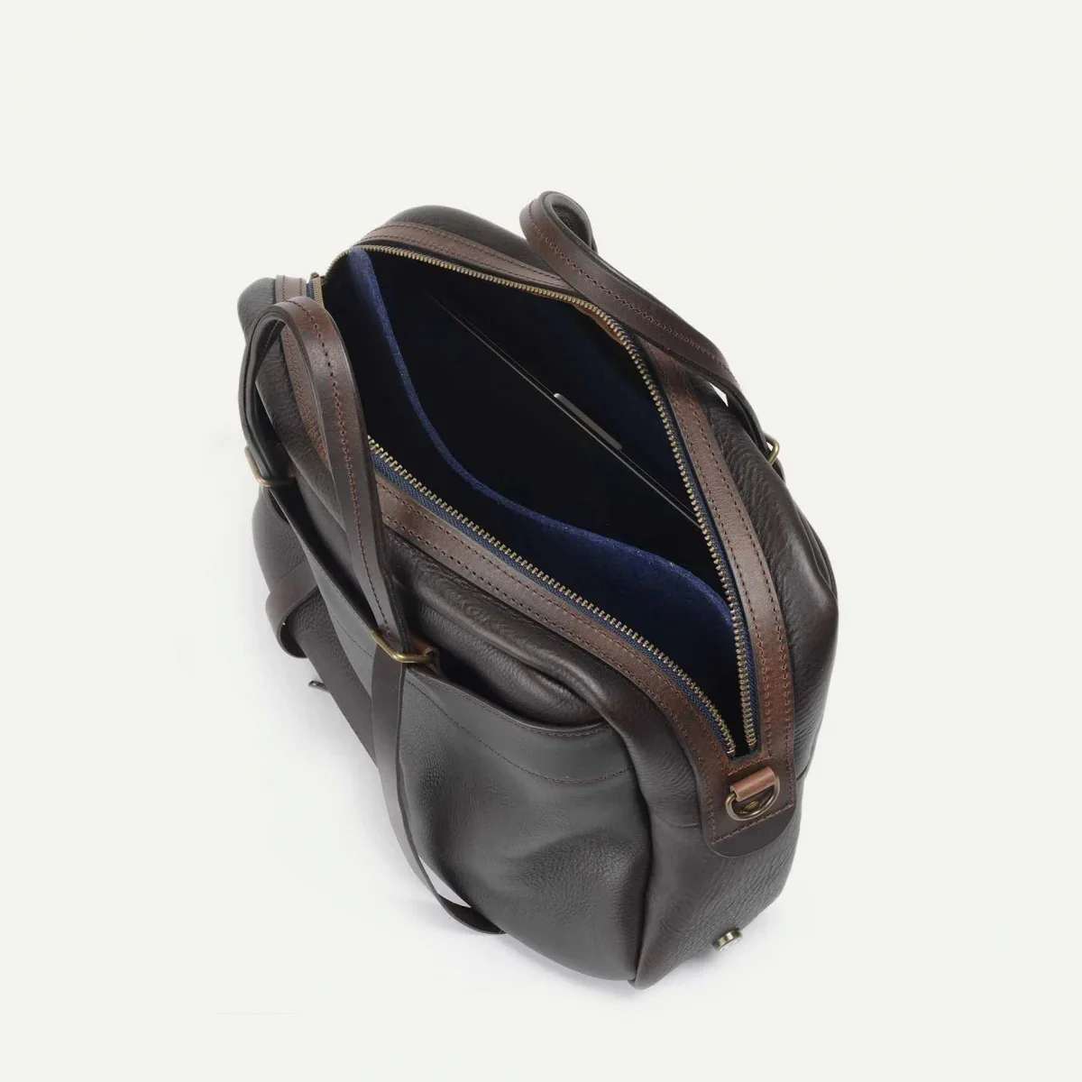 Report Business Bag - Dark Brown - Image 6