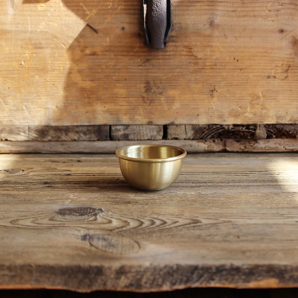 Round Brass Bowl XS - Image 2