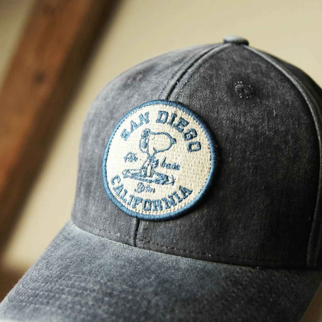 San Diego Trucker Cap Navy Vintage Wash - Image 3
