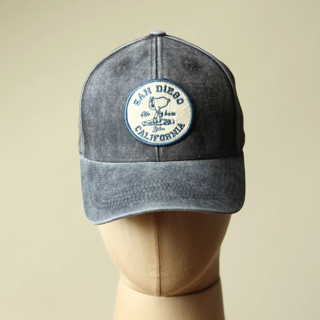 San Diego Trucker Cap Navy Vintage Wash - Image 5