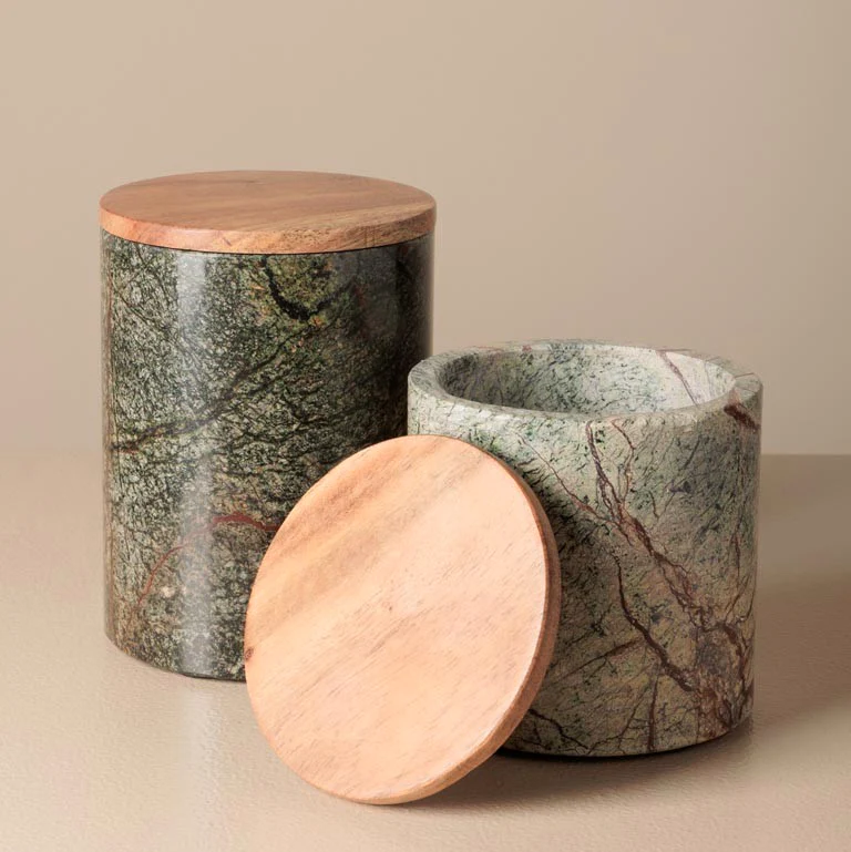Marble Jar with Lid - Image 4