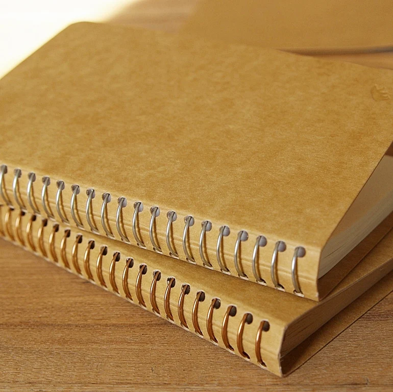 Spiral Ring Notebook Blank DW Kraft Paper B6 - Image 4