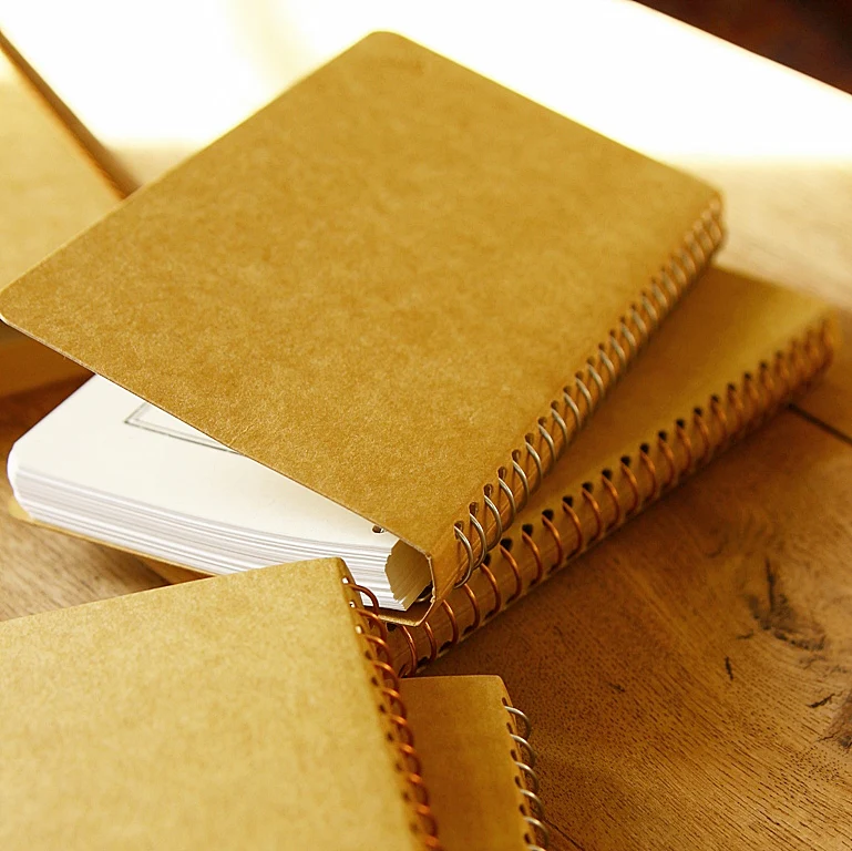 Spiral Ring Notebook Blank DW Kraft Paper A6 - Image 7