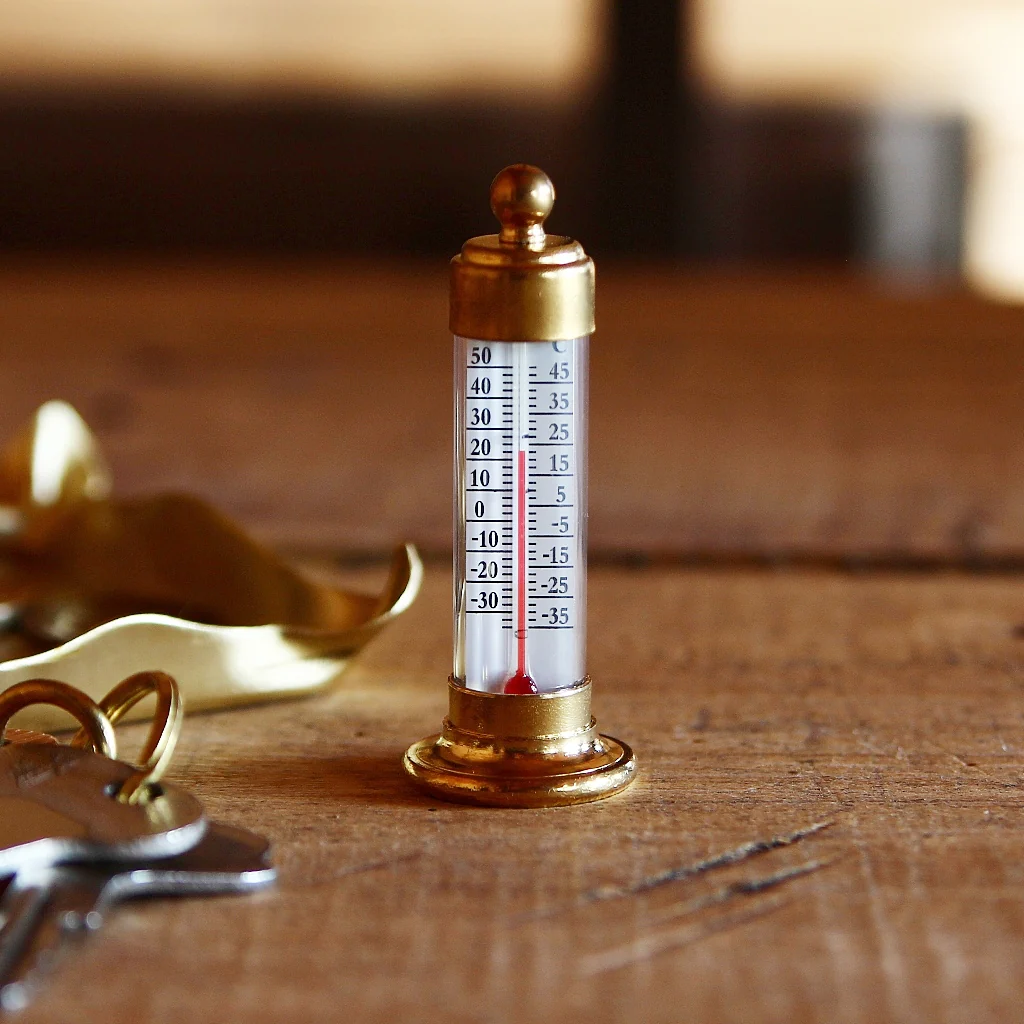 Table Thermometer Brass - Image 4