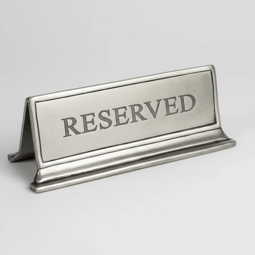 Tischschild Reserved - Image 2