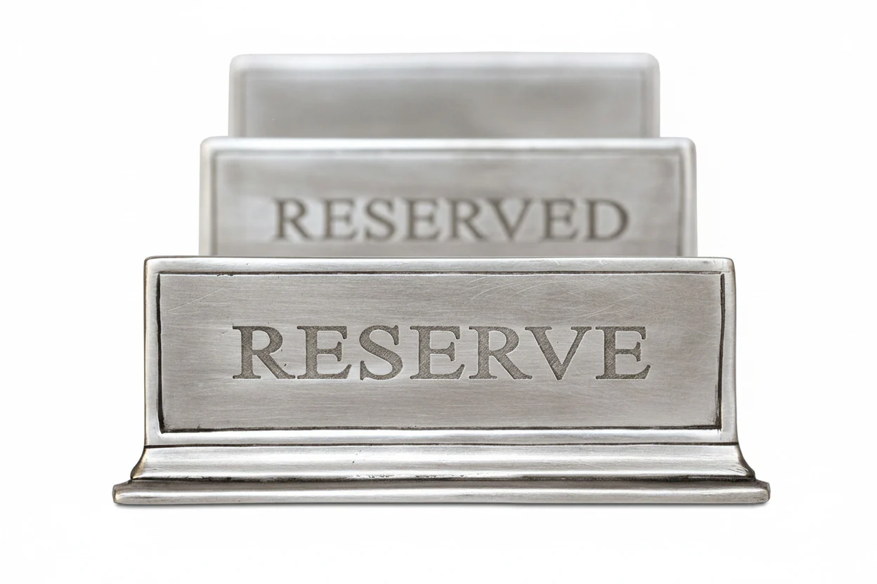 Tischschild Reserved - Image 4