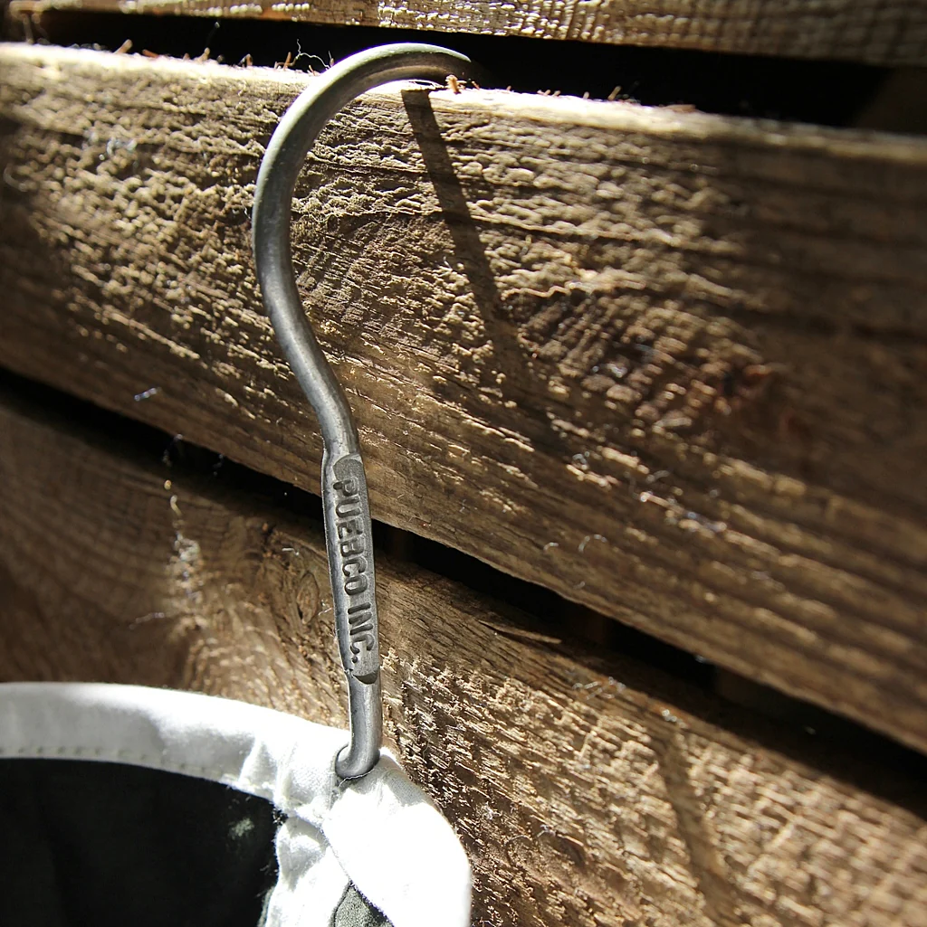Vintage Fabric Hook Basket - Image 5