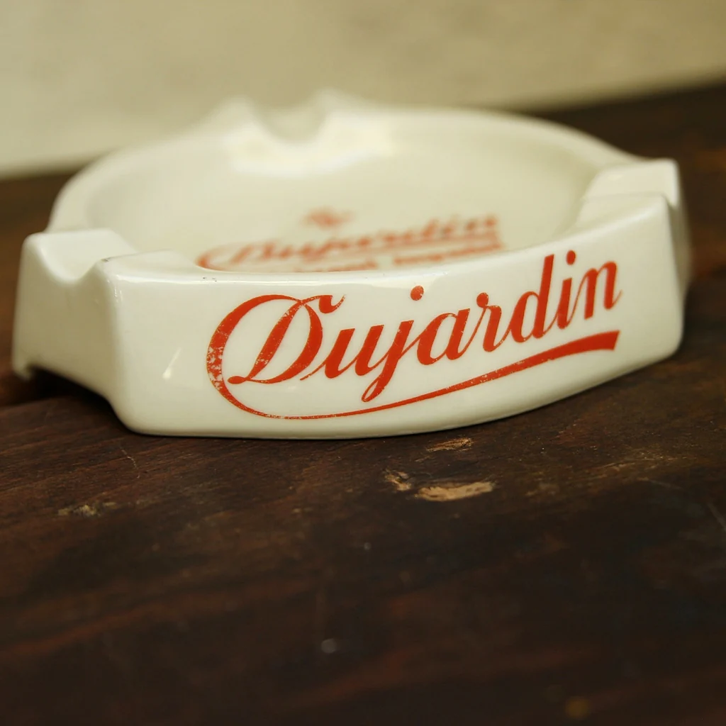 Vintage Keramik Aschenbecher "1810 Dujardin Imperial" - Image 3