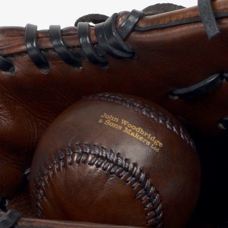 Vintage Leather Baseball 1920 - Image 3