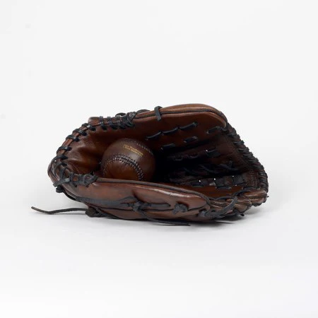 Vintage Leather Baseball 1920 - Image 5