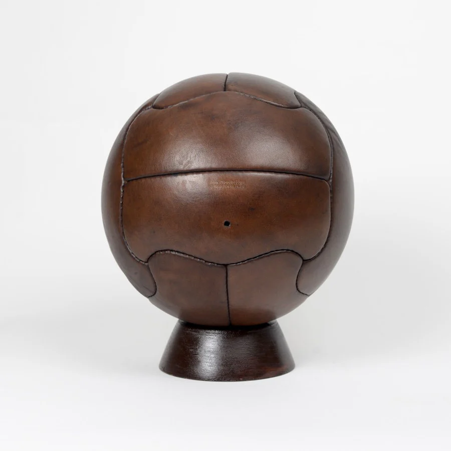 Vintage Leather Football Duplo T 1950 - Image 4