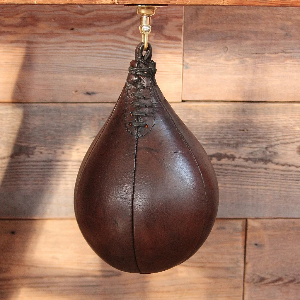 Vintage Leather Speed Bag 1920 - Image 2