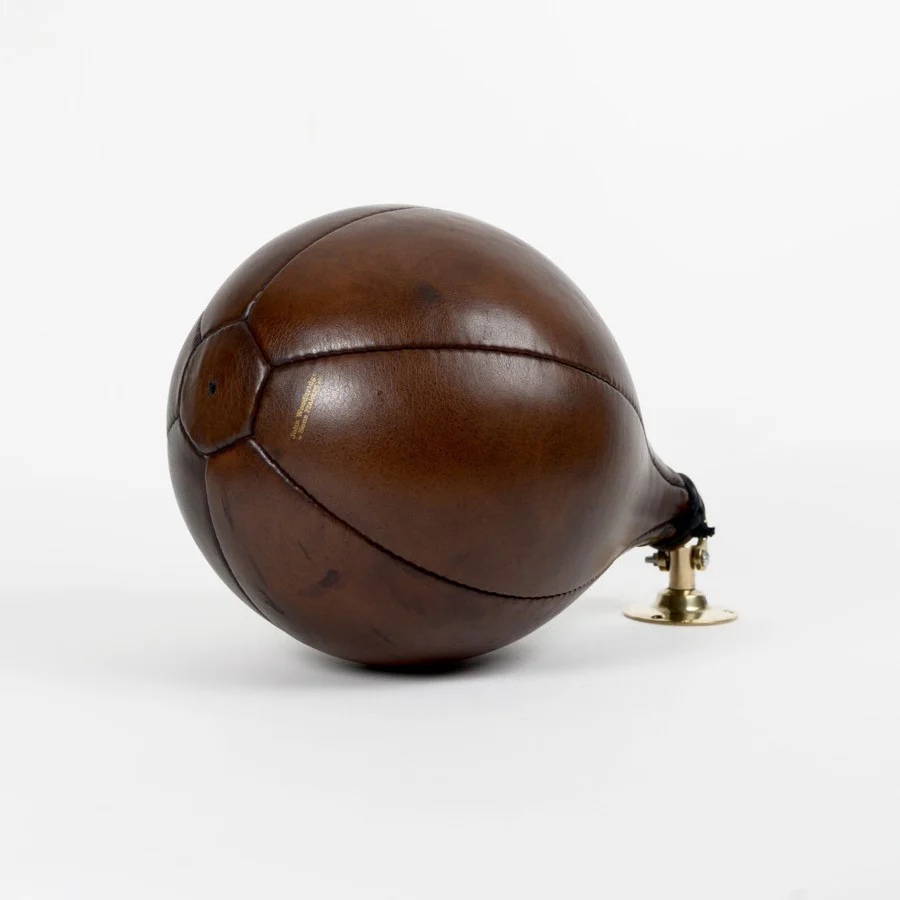Vintage Leather Speed Bag 1920 - Image 3
