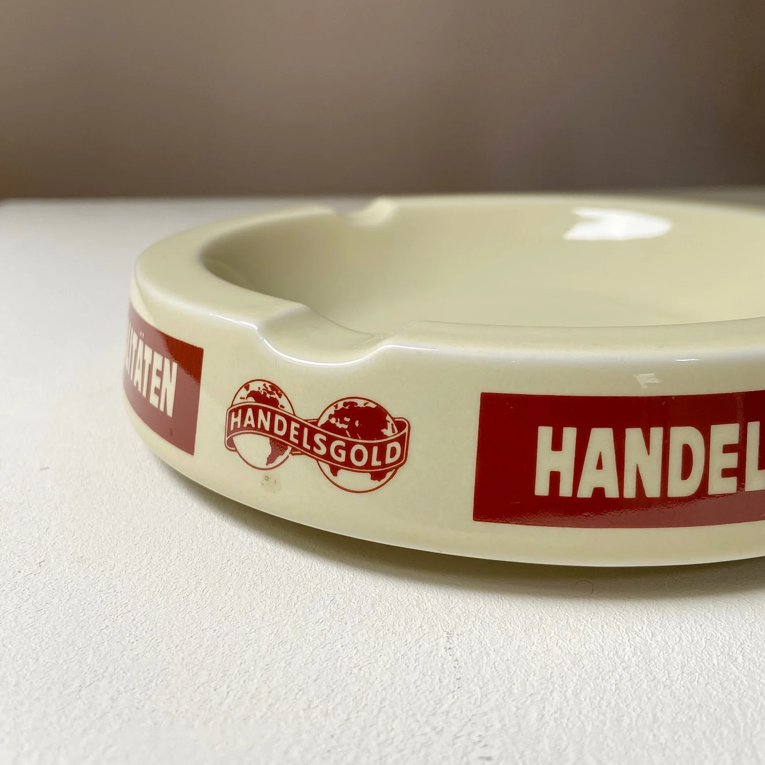 Vintage Porzellan Aschenbecher "Handelsgold Spezialitäten" - Image 2