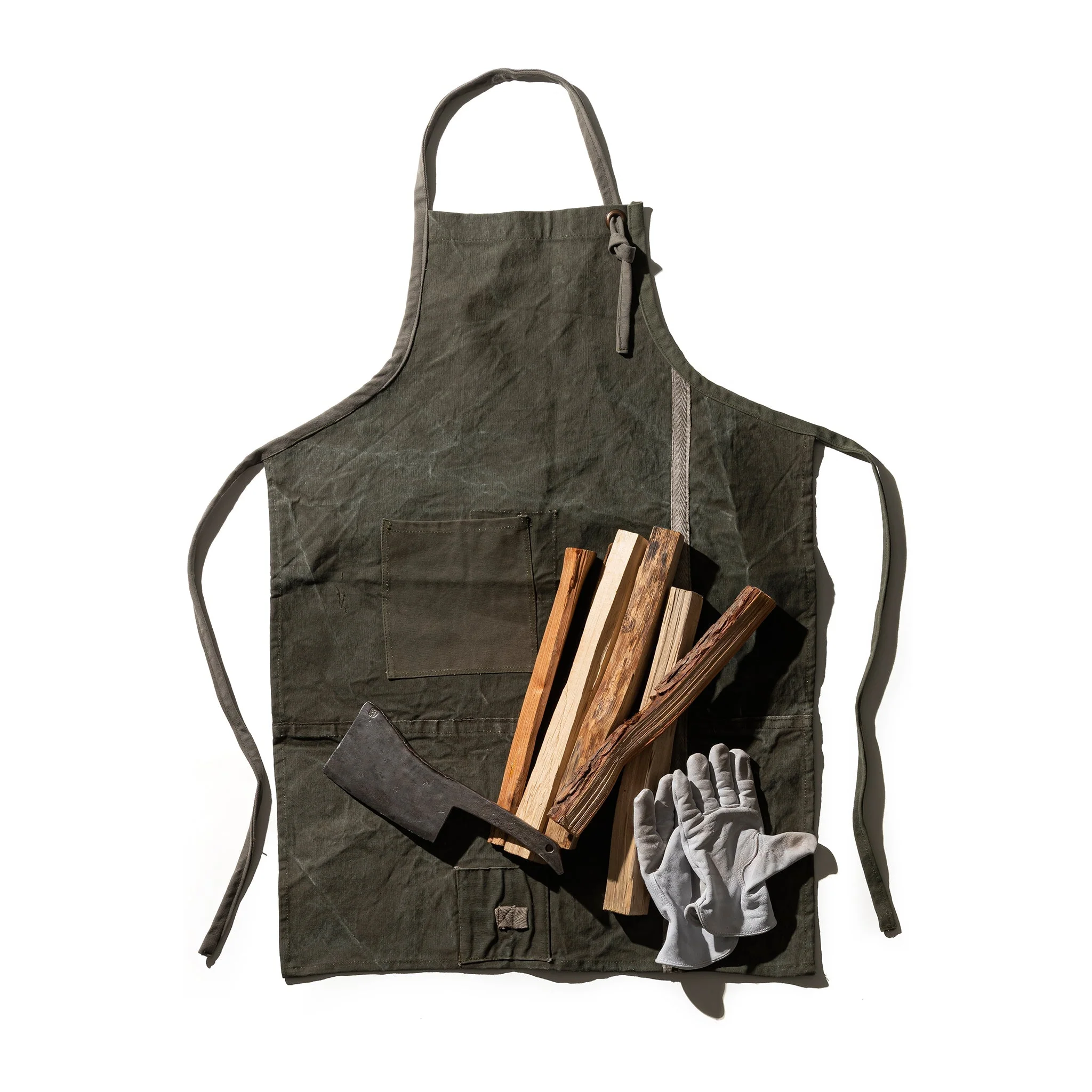 Vintage Tent Fabric Apron - Image 4